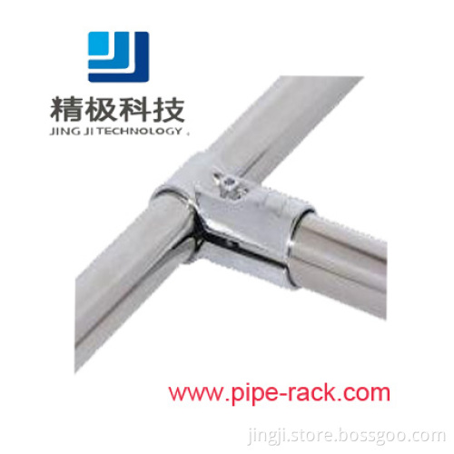 Chrome Plated Metal Pipe Rack Joint (HJ-1B)